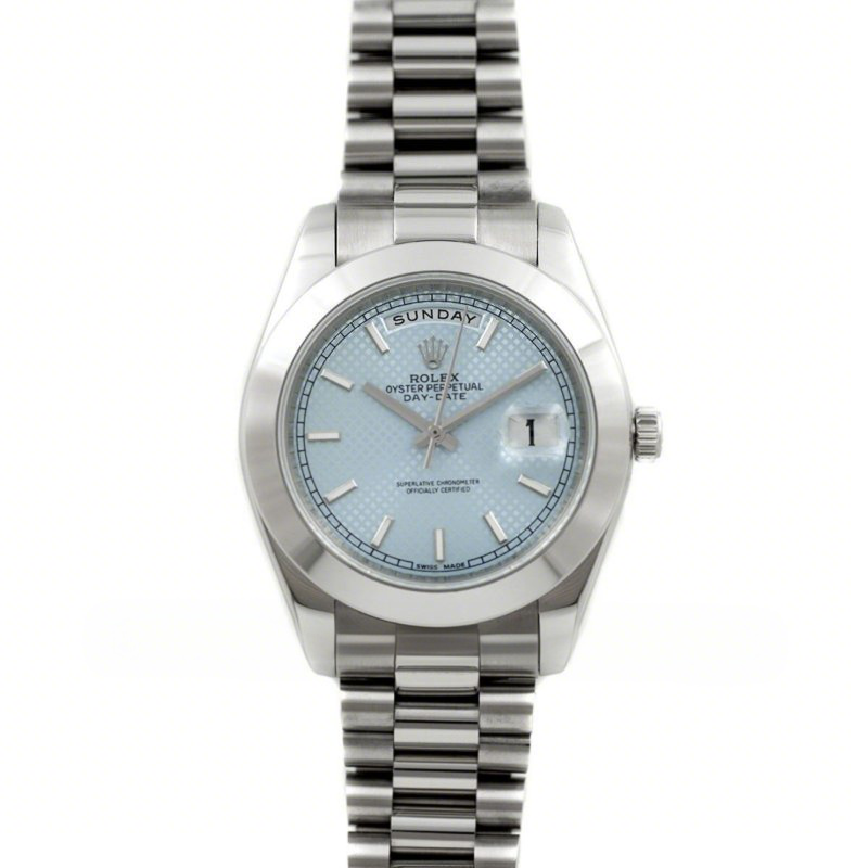 Rolex Day-Date 40 President Platinum 228206 Glacier Dial-fasswatch