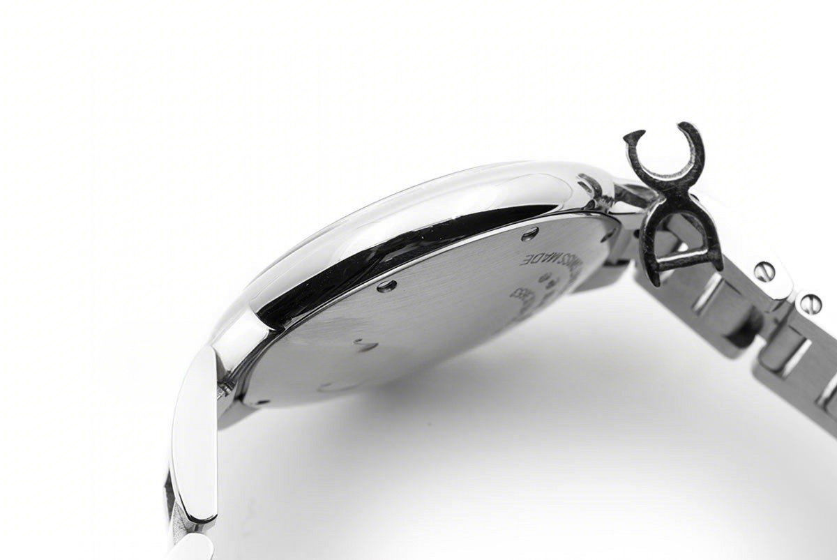 Cartier Ballon Bleu De Cartier 33mm White Mother Of Pearl Dial in Steel-fasswatch