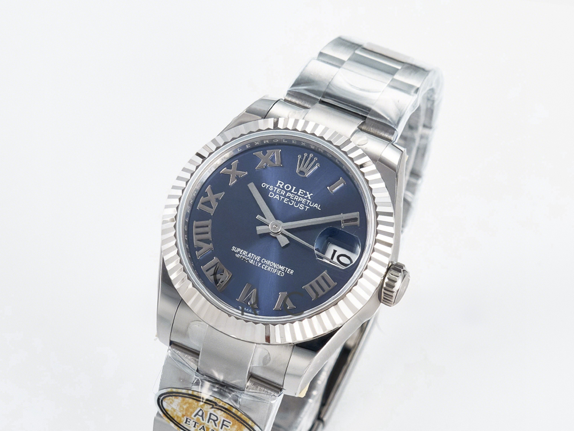 Rolex DateJust 31 278274 ARF 1:1 Best Edition 904L Steel Blue Roman Dial on SS Oyster Bracelet ETA 2688-fasswatch