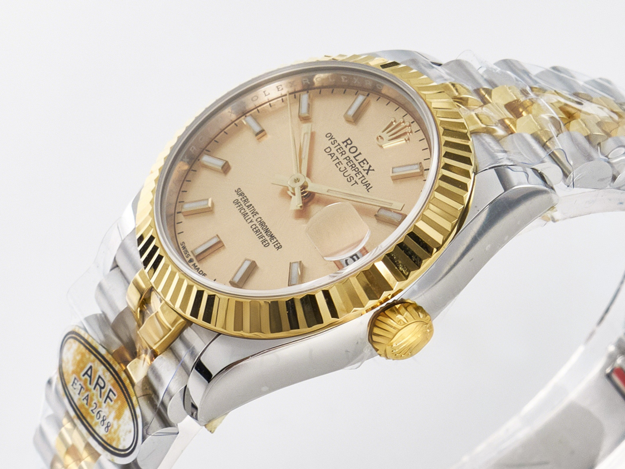 Rolex DateJust 31 278273 ARF 1:1 Best Edition 904L Steel YG Dial Stick Marker on SS/YG Jubilee Bracelet ETA 2688-fasswatch