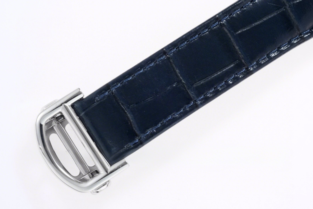 Cartier Pasha de Cartier 35mm in Blue Leather Strap-fasswatch