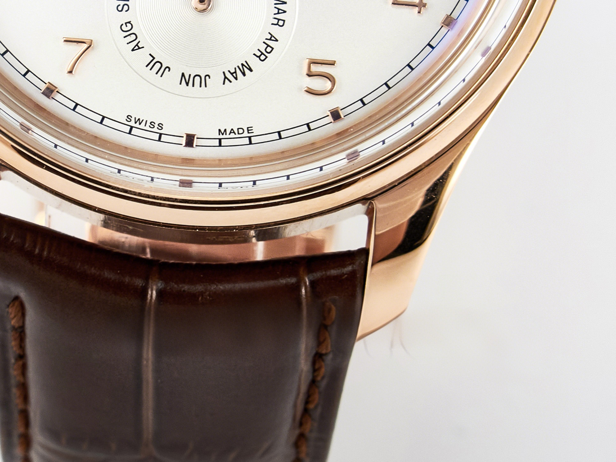 IWC IW5033 Portugieser Perpetual Calendar RG V9F 1:1 Best Edition White Dial on Brown Leather Strap A52610-fasswatch