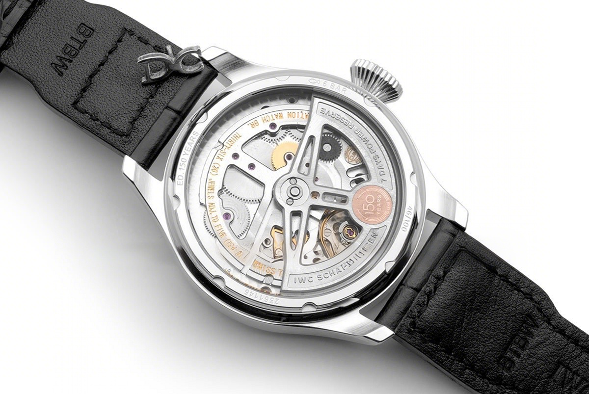 IWC Big Pilot’s Watch Annual Calendar Edition 150 Years IW502708 Blue Dial in Steel-fasswatch