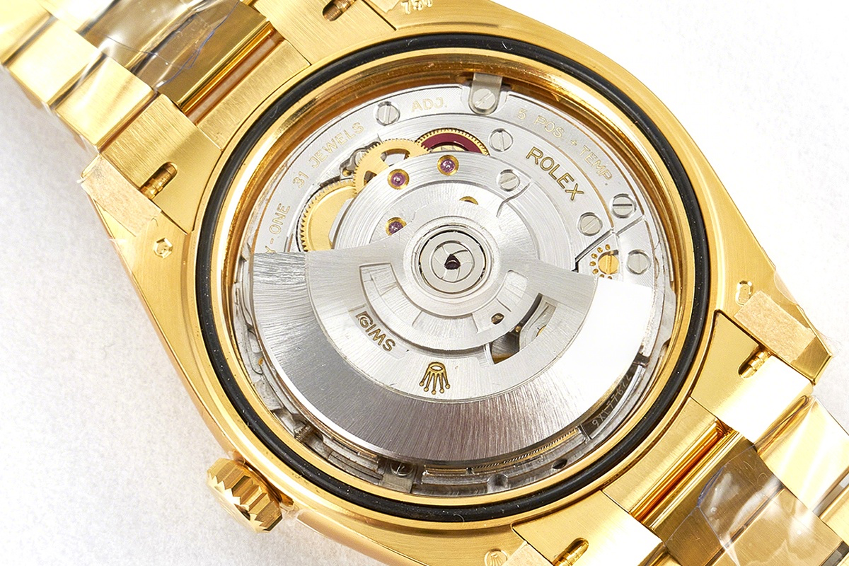 Rolex Daydate 40 228238 Silver Dial with Roman Marker in Yellow Gold (Gain Weight)-fasswatch