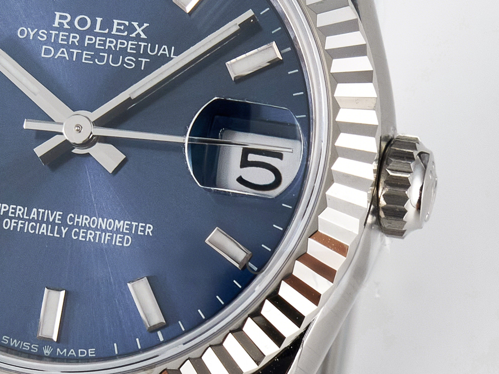 Rolex DateJust 31 278274 ARF 1:1 Best Edition 904L Steel Blue Dial Stick Marker on SS Oyster Bracelet ETA 2688-fasswatch