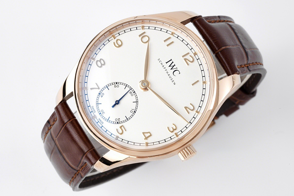 IWC Portugieser Automatic 40 IW358306 White Dial in Rose Gold-fasswatch