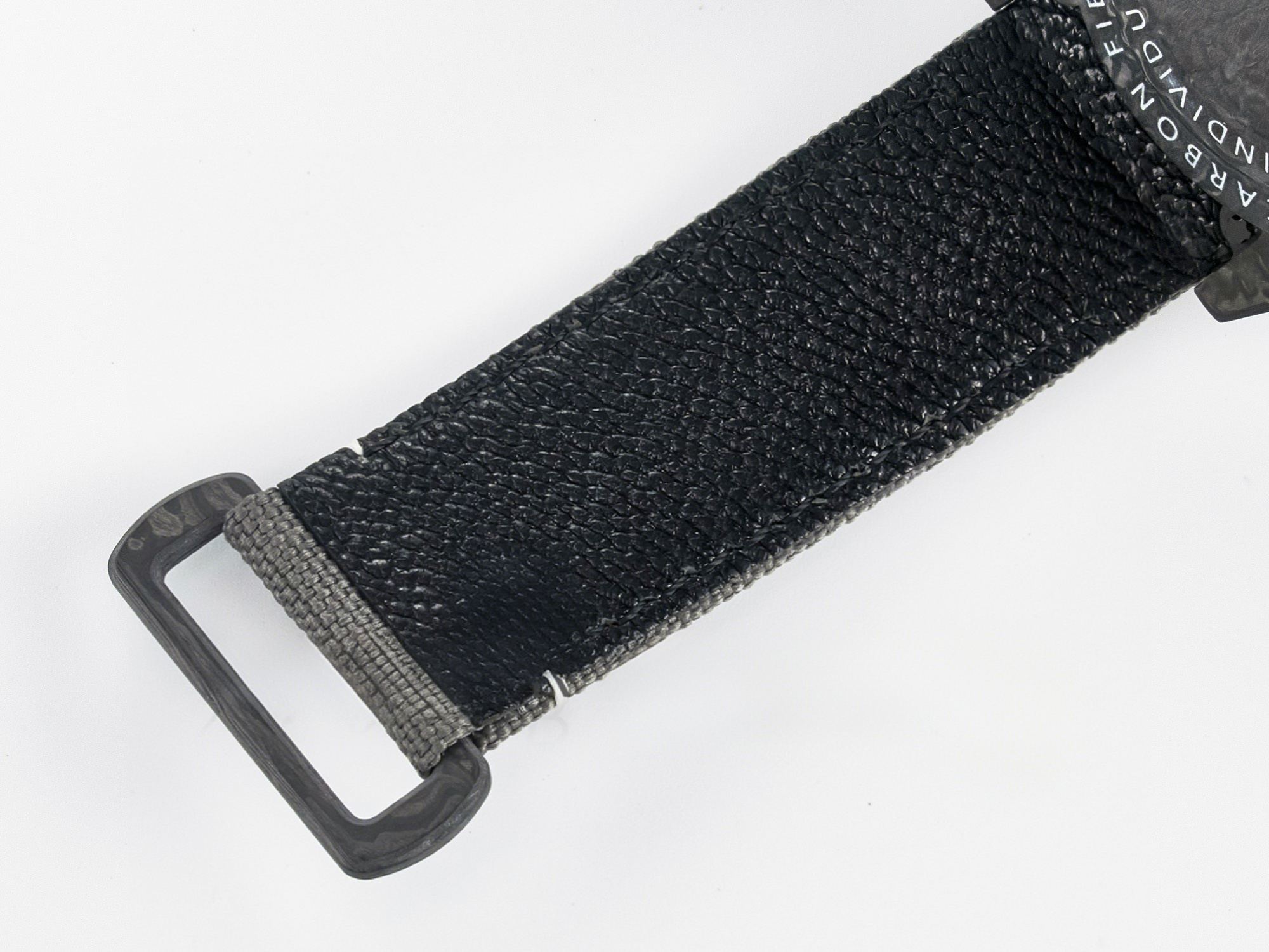 Rolex Sea Dweller 43mm Black Carbon DIWF Best Edition Gray Dial on Gray Nylon Strap A2824 V2-fasswatch