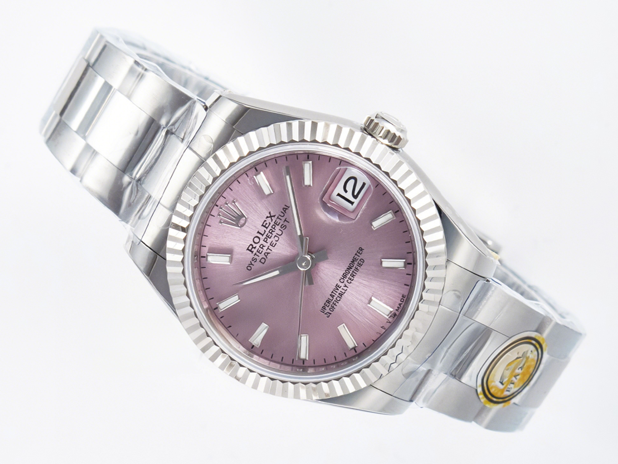 Rolex DateJust 31 278274 ARF 1:1 Best Edition 904L Steel Pink Dial Stick Marker on SS Oyster Bracelet ETA 2688-fasswatch