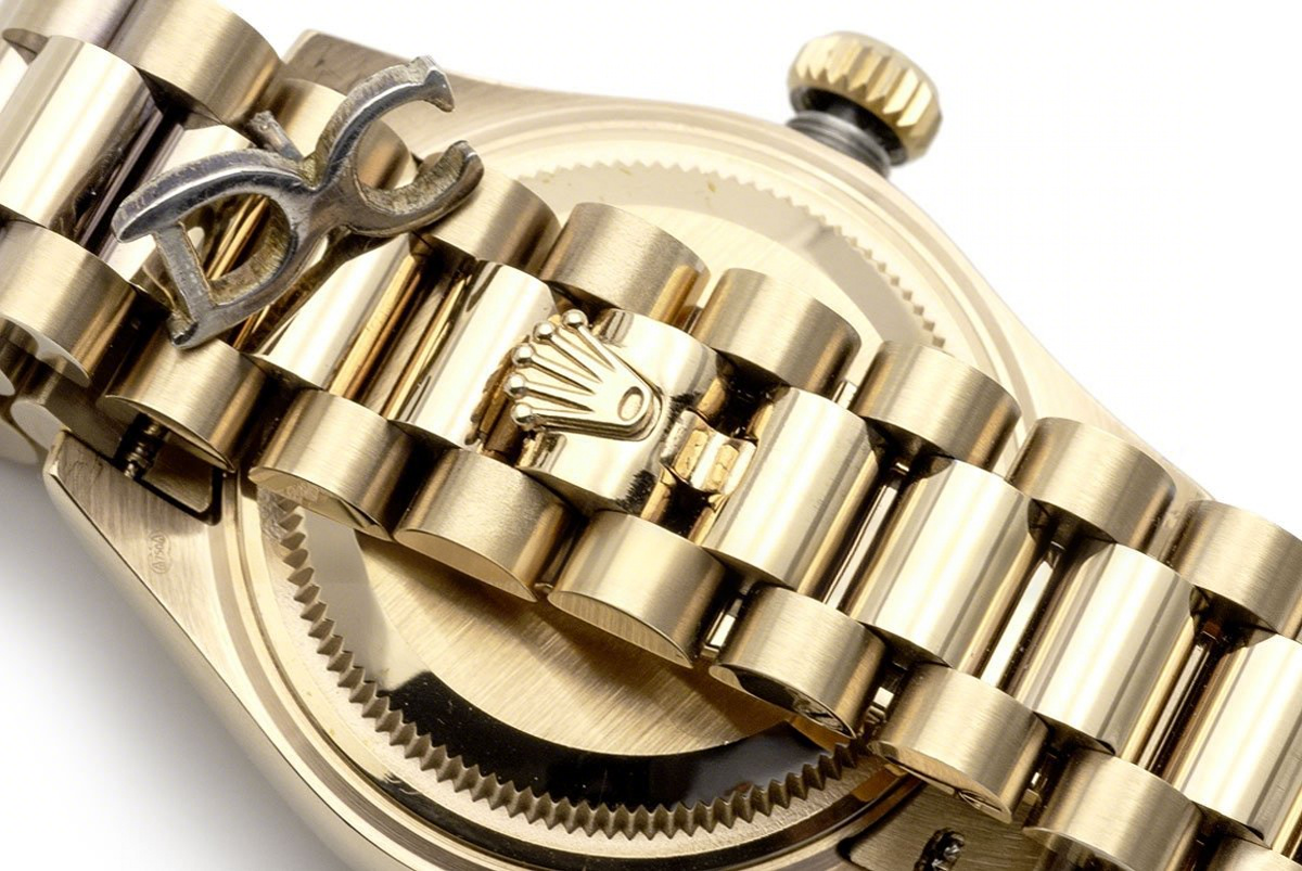 Rolex Ladies Datejust 279178 Champagne Dial with Roman Markers in Gold-fasswatch