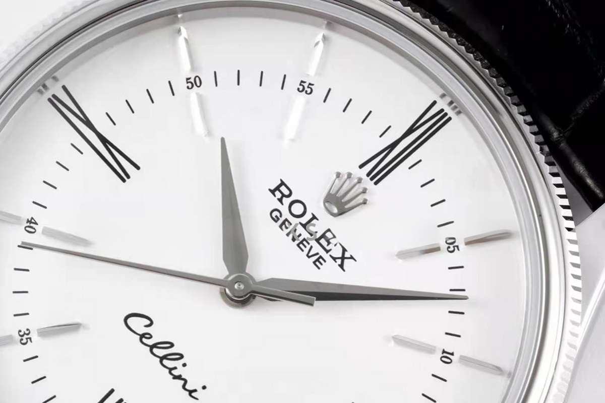 Rolex Cellini Time 50509 White Dial with Roman Marker in Stainless Steel-fasswatch