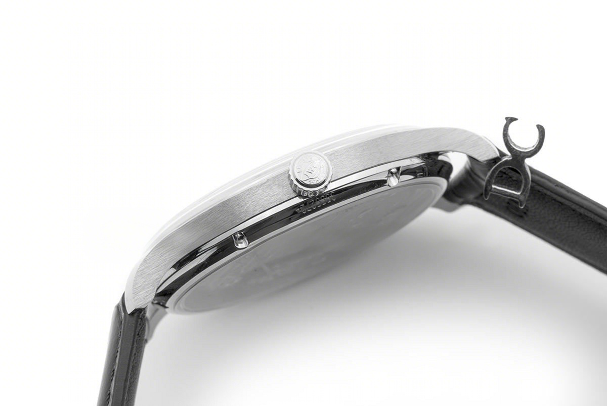 IWC Portuguese Hand Wound Eight Days IW545408 White RG Dial in Steel-fasswatch