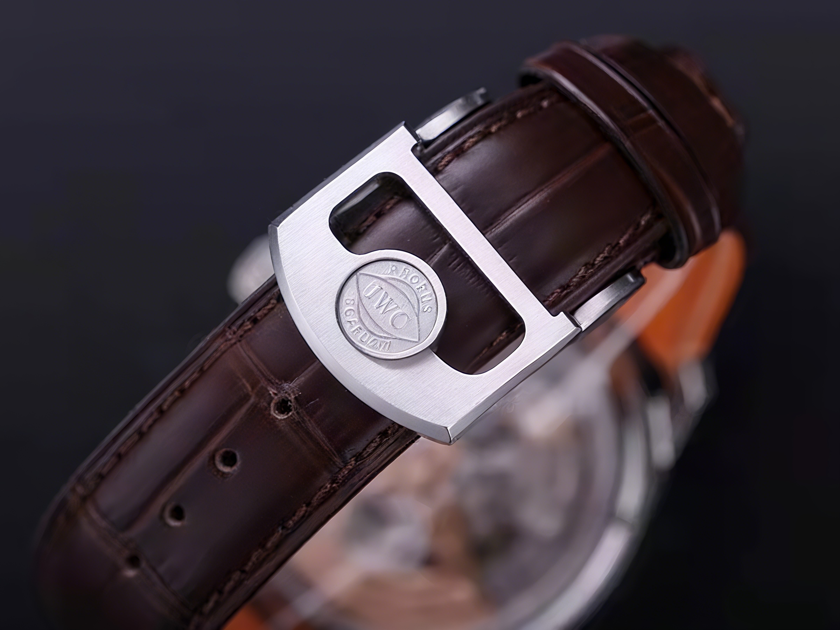 IWC Portugieser Perpetual Calendar IW5033 White Dial in White Gold/Rose Gold-fasswatch