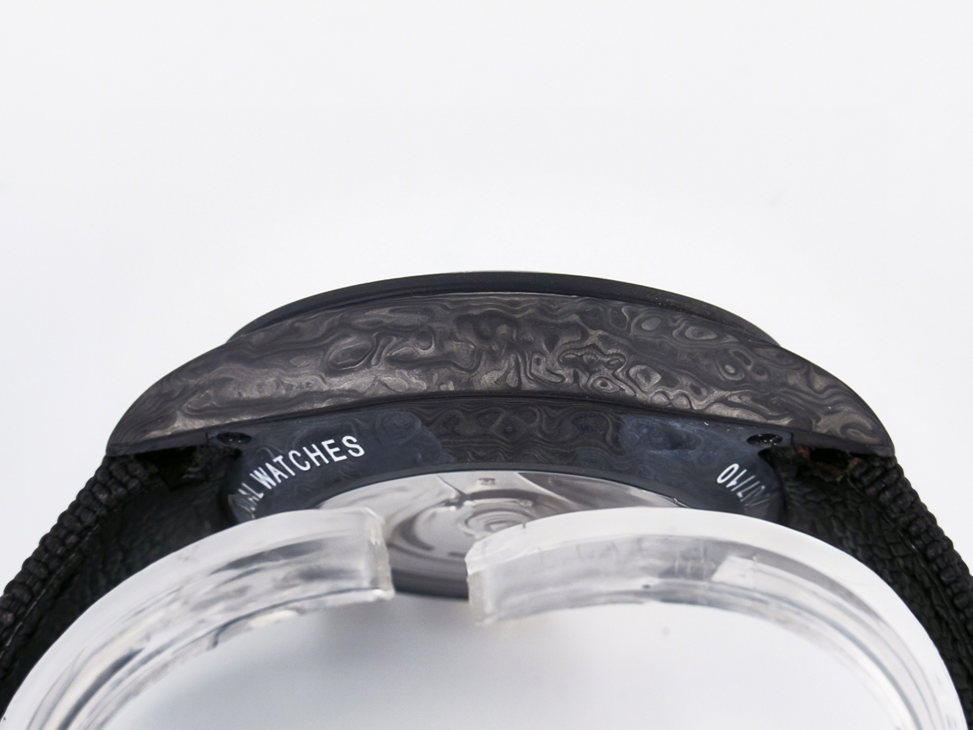 Rolex Daytona DIW “AVIA BLACK” Carbon DIWF 1:1 Best Edition Black/Red Dial on Black/Yellow Nylon Strap SH4130-fasswatch