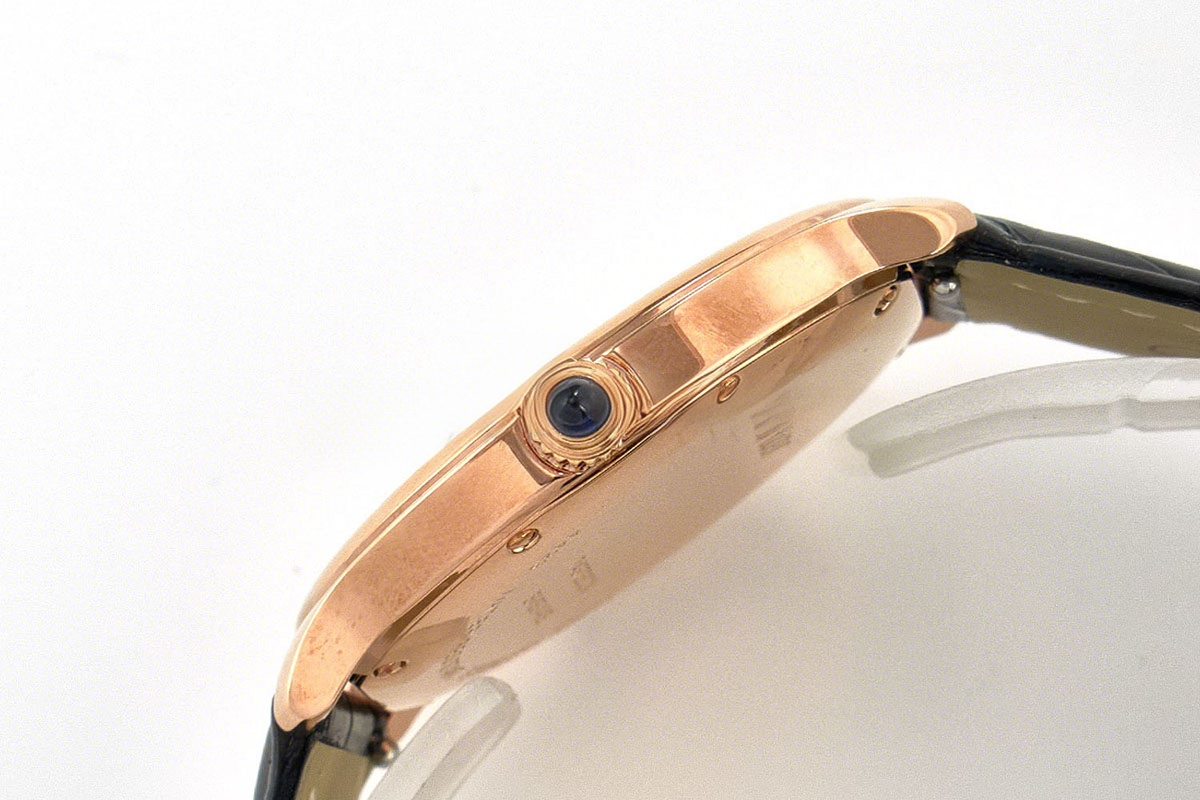 Cartier Ronde Must De Cartier 36mm White Dial in Rose Gold-fasswatch