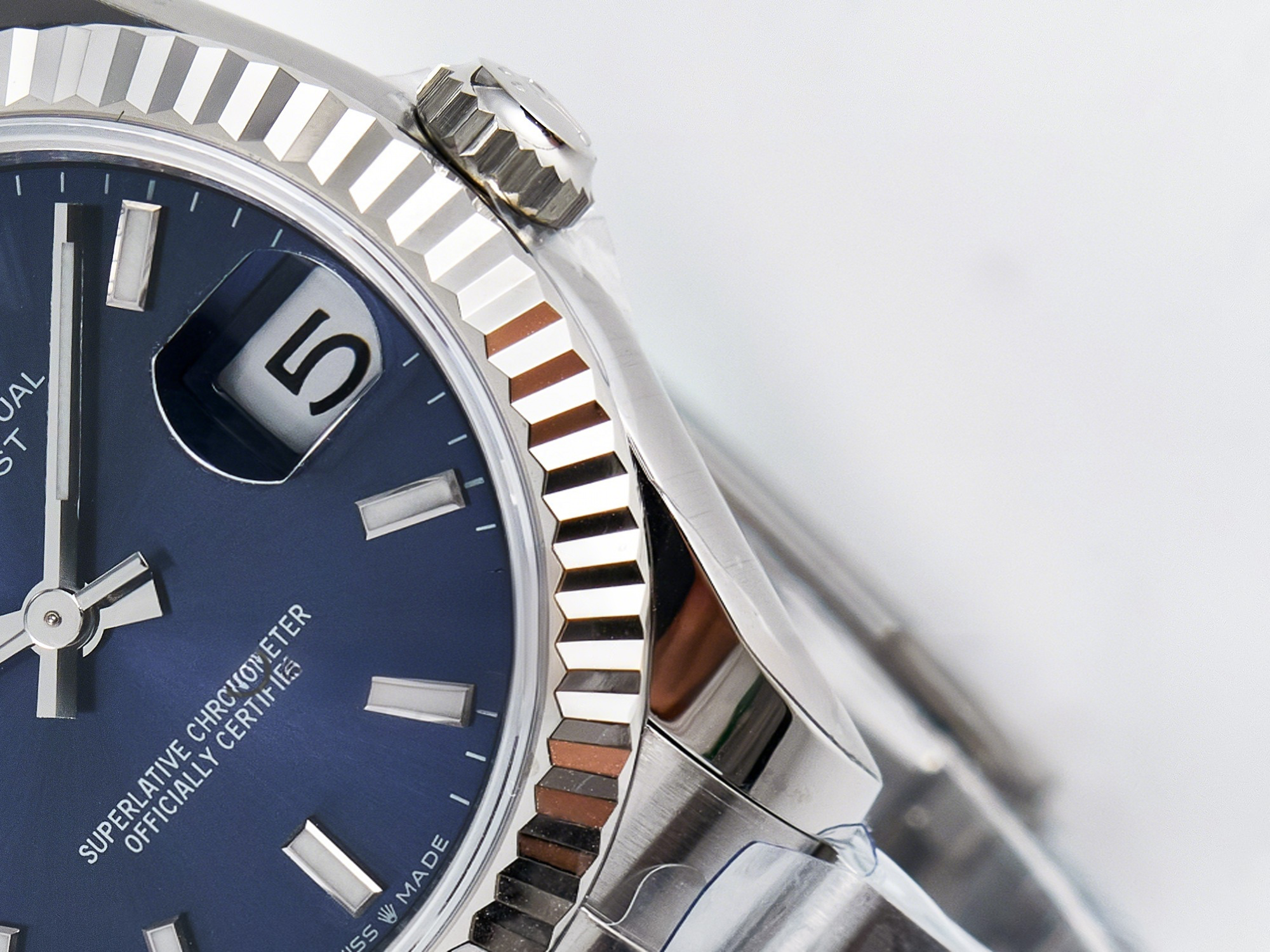 Rolex DateJust 31 278274 ARF 1:1 Best Edition 904L Steel Blue Dial Stick Marker on SS Oyster Bracelet ETA 2688-fasswatch