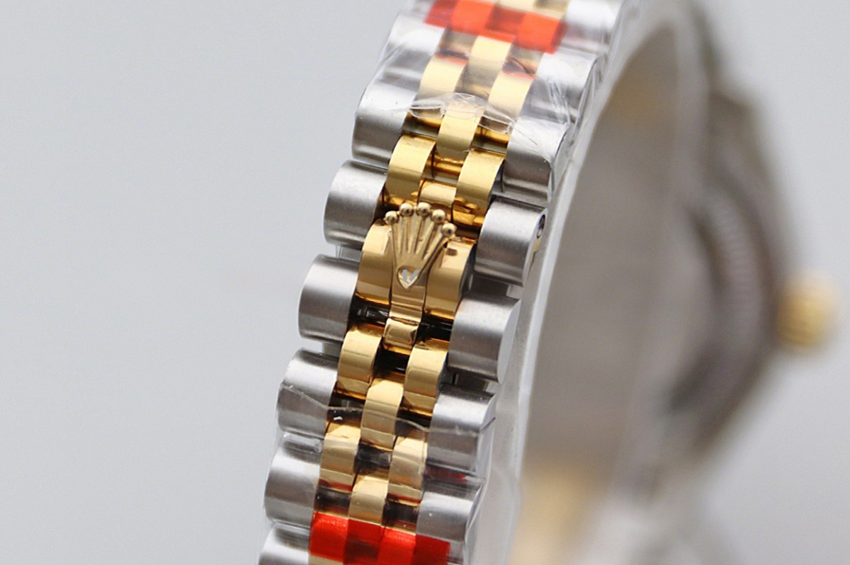 Rolex Ladies Datejust 279383RBR MOP Dial with Diamond Bezel in Yellow Gold/Steel-fasswatch