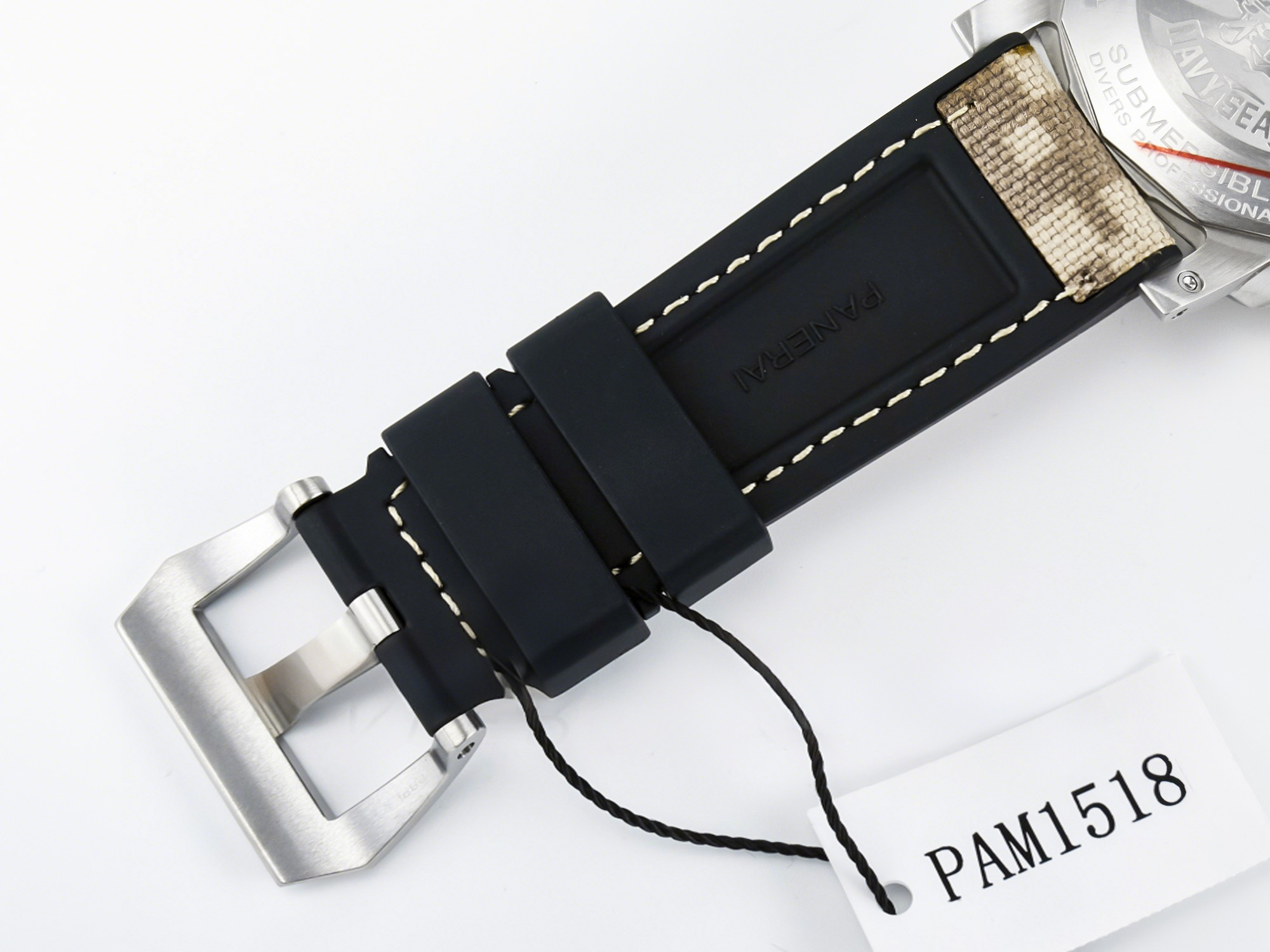 Panerai PAM1518 Submersible 44mm VSF 1:1 Best Edition Gray Ombre Dial on Camouflage Strap P900-fasswatch