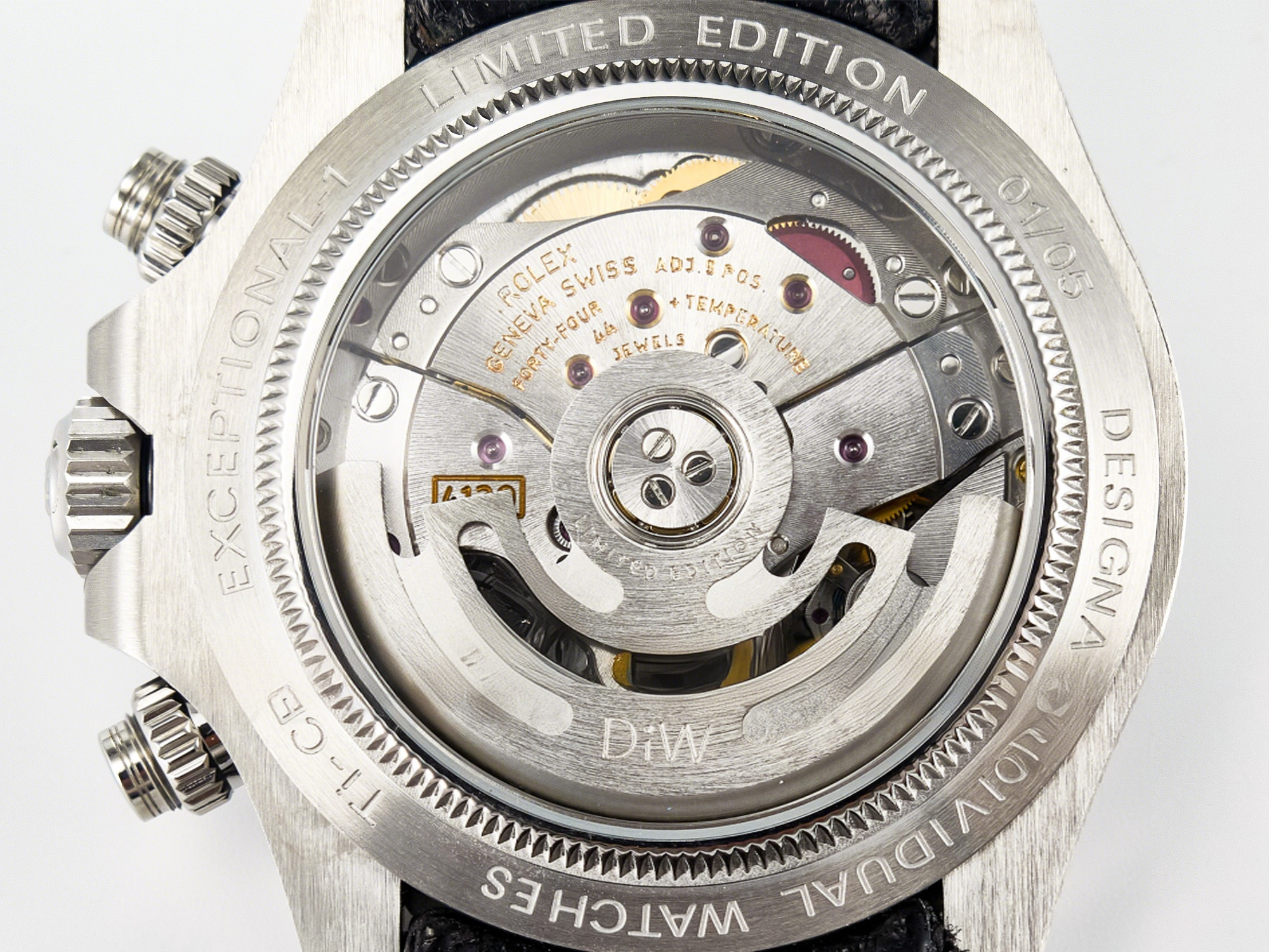 Rolex Daytona EXCEPTIONAL-1 DIWF Best Edition Gray Dial on Black Nylon Strap SH4130-fasswatch