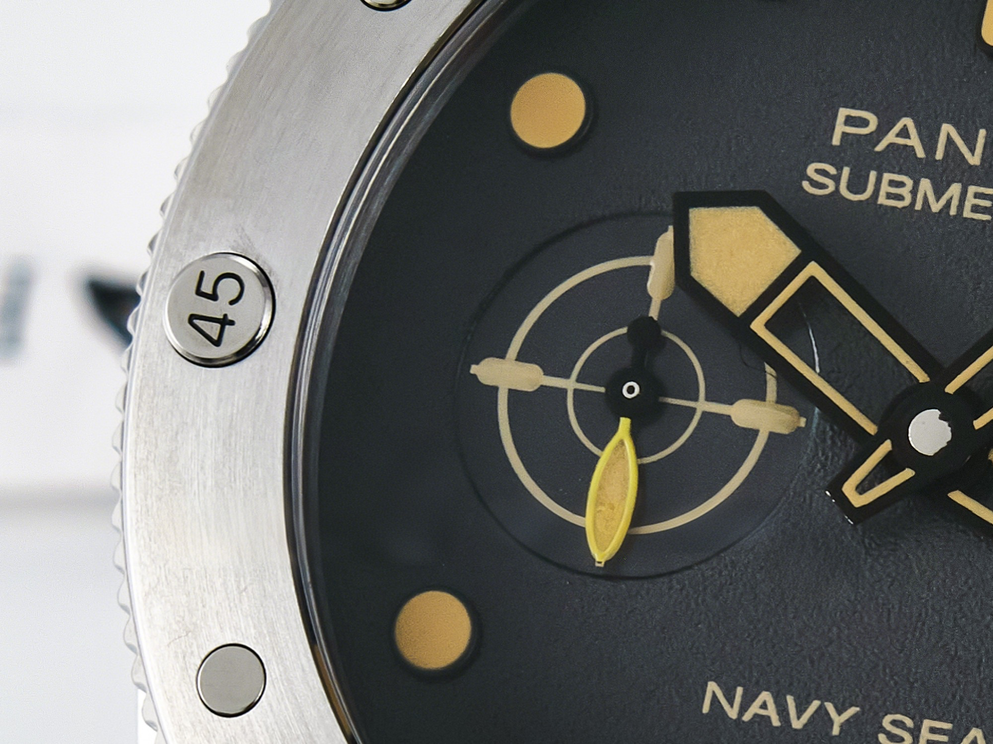Panerai PAM1518 Submersible 44mm VSF 1:1 Best Edition Gray Ombre Dial on Camouflage Strap P900-fasswatch