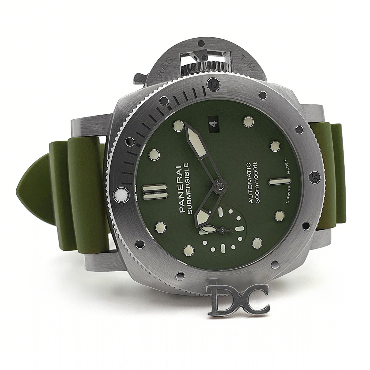 Panerai Pam1055 Luminor Submersible 42mm-fasswatch