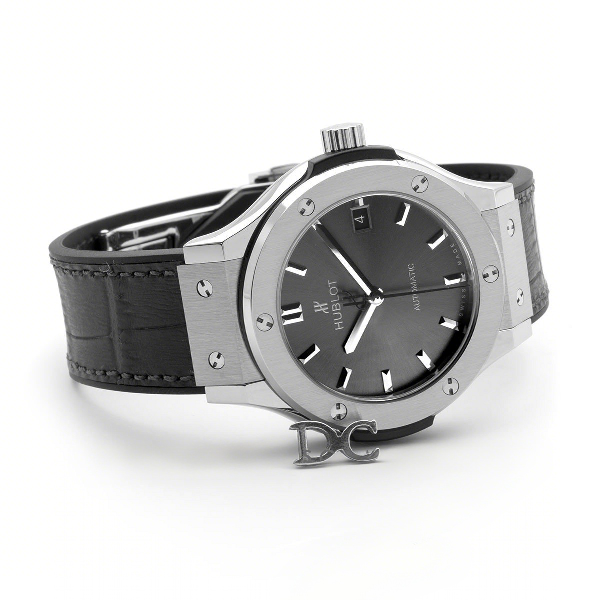 Hublot Classic Fusion Automatic 38mm Grey Dial in Titanium-fasswatch