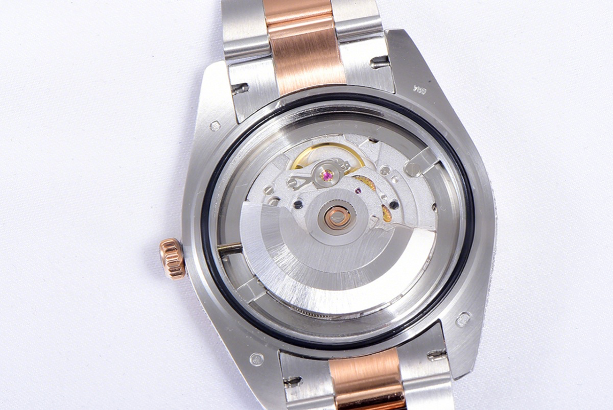 Rolex Datejust 41 126334 Diamond Paved Dial with Stick Markers in Rose Gold-fasswatch