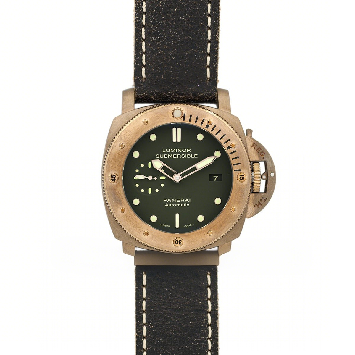 Panerai PAM382 Luminor Submersible 1950 3 Days Automatic Bronzo-fasswatch