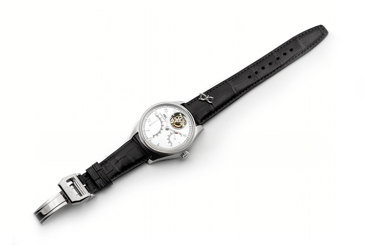IWC Portugese Tourbillon Mystere Retrograde IW504601 in White Gold-fasswatch