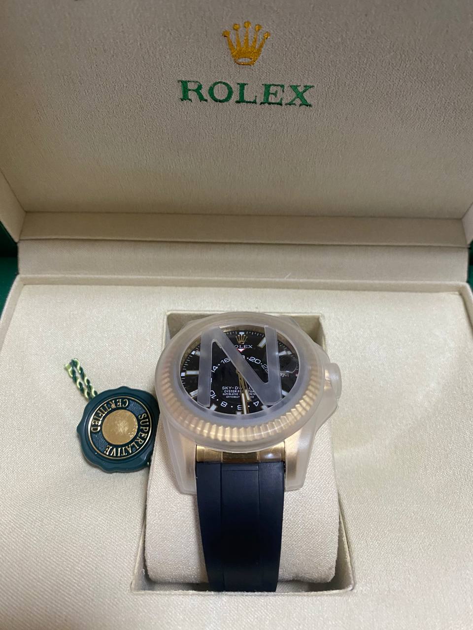 Superclone Rolex Sky-Dweller 42mm Black Dial 326238-fasswatch