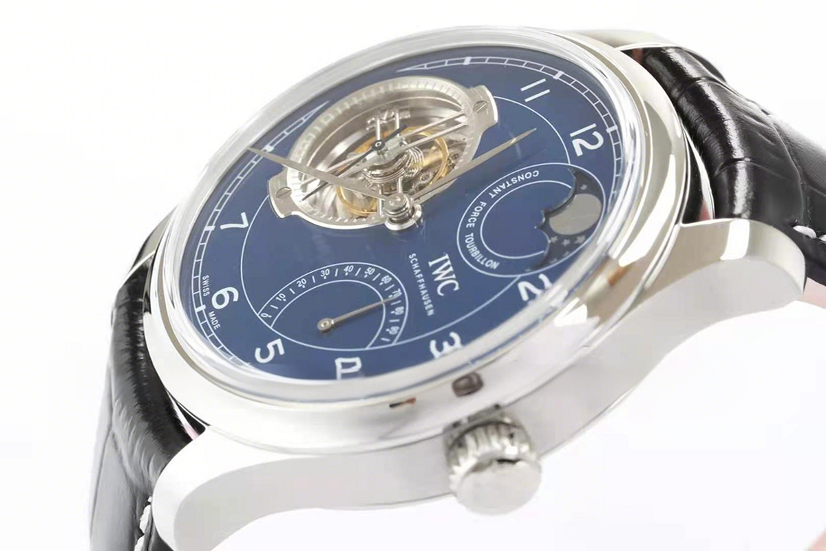 IWC Portugieser Constant-Force Tourbillon Edition ‘150 Years’ IW590203 Blue Dial-fasswatch