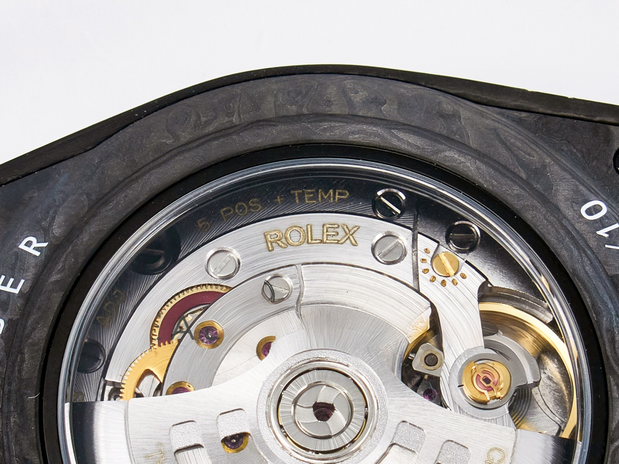 Rolex GMT Carbon DIWF Best Edition Black Carbon Dial SS Markers on Black Nylon Strap SA3285 CHS V2-fasswatch