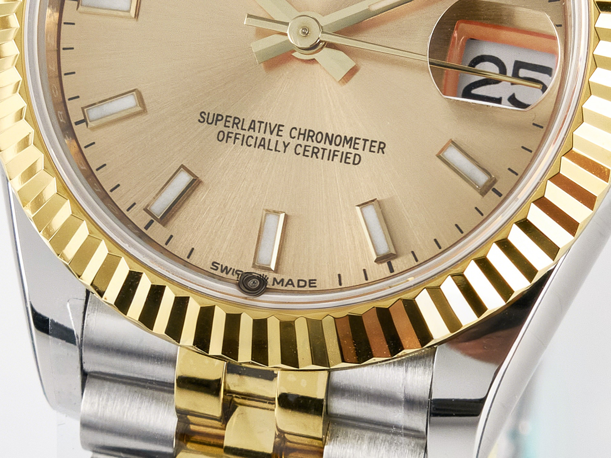 Rolex DateJust 31 278273 ARF 1:1 Best Edition 904L Steel YG Dial Stick Marker on SS/YG Jubilee Bracelet ETA 2688-fasswatch