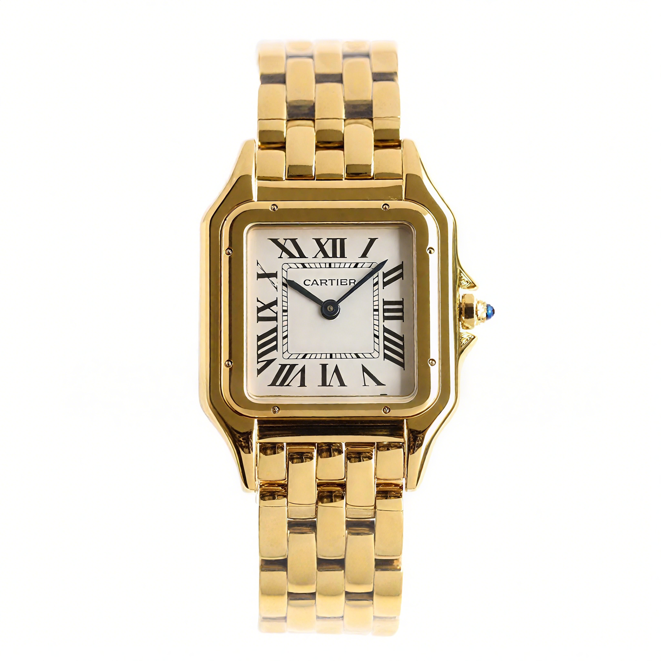 Cartier Panthère De Cartier 22mm White Dial in Yellow Gold-fasswatch