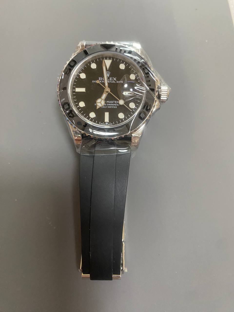 Rolex Yacht-Master 226659 White Gold Automatic Rubber Black Dial Replica-fasswatch