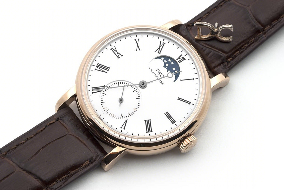 IWC Vintage Portofino Hand Wound IW544803 White Dial in Rose Gold-fasswatch
