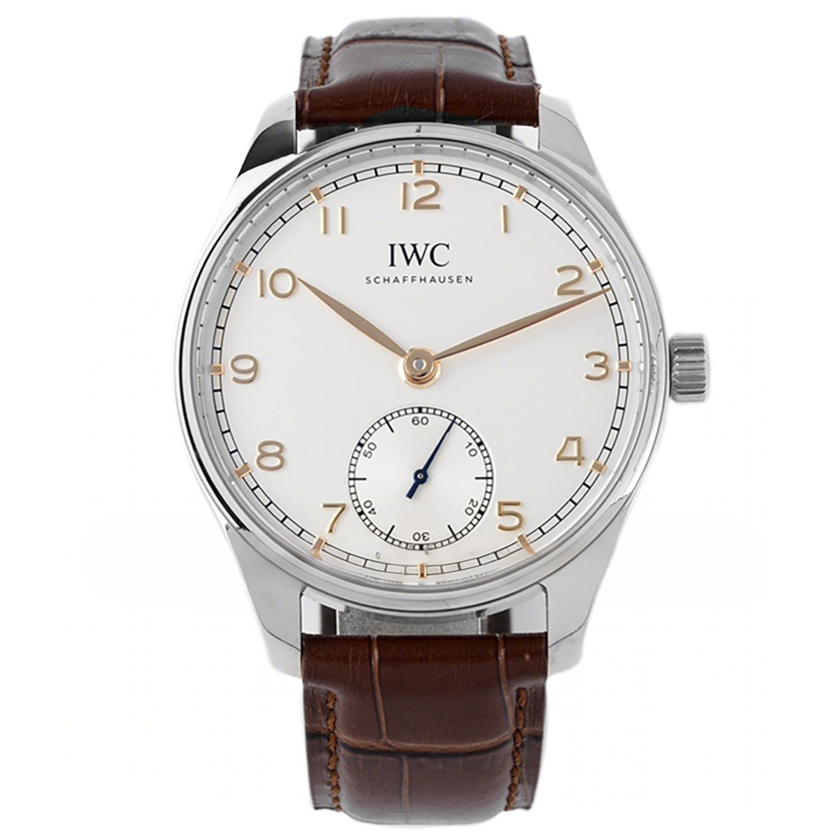 IWC Portugieser Automatic 40 IW358303 White Dial in Steel-fasswatch