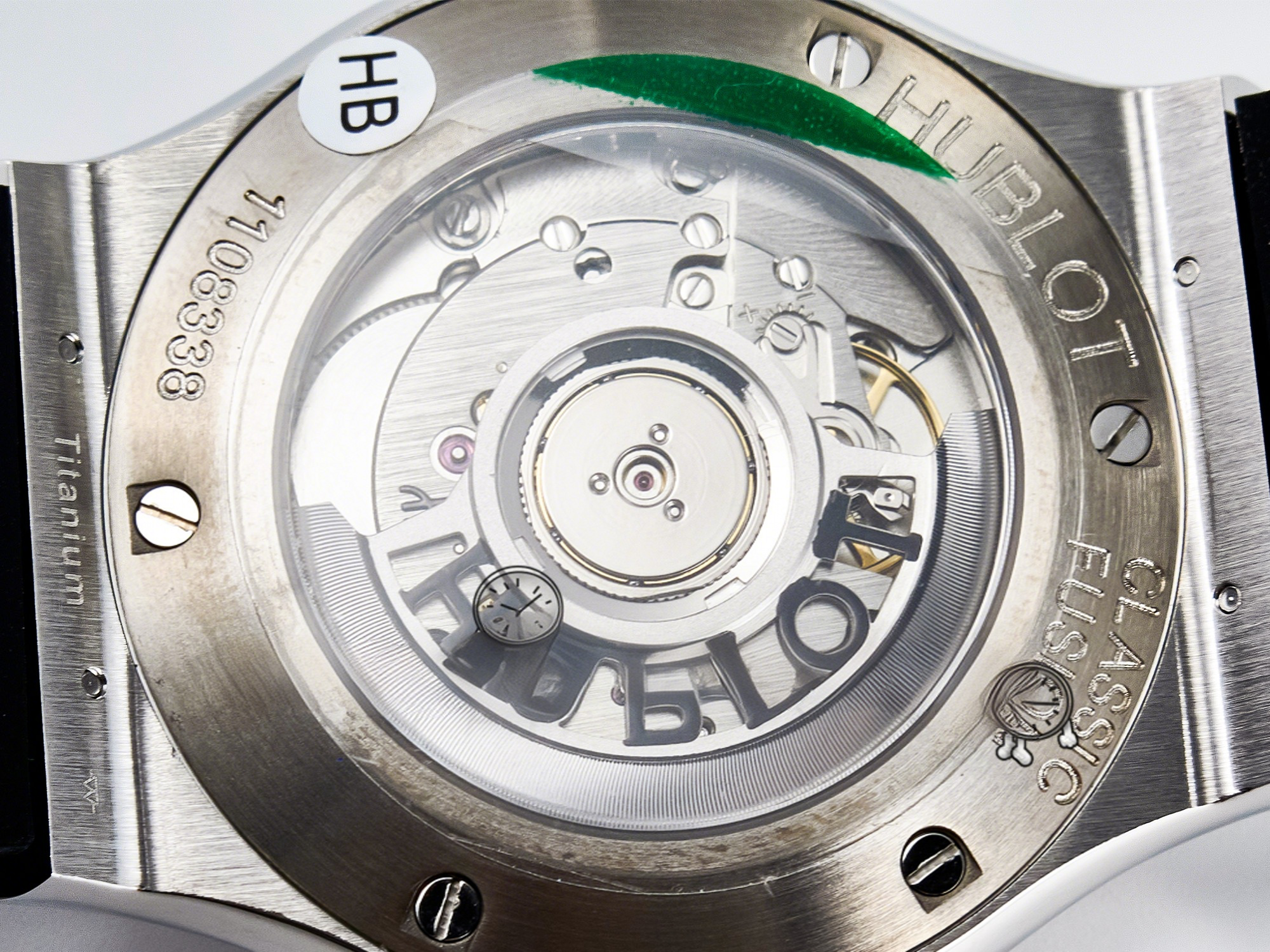 Hublot Classic Fusion Bang 42mm HBF 1:1 Best Edition Green Dial on Green Leather Strap A2892-fasswatch