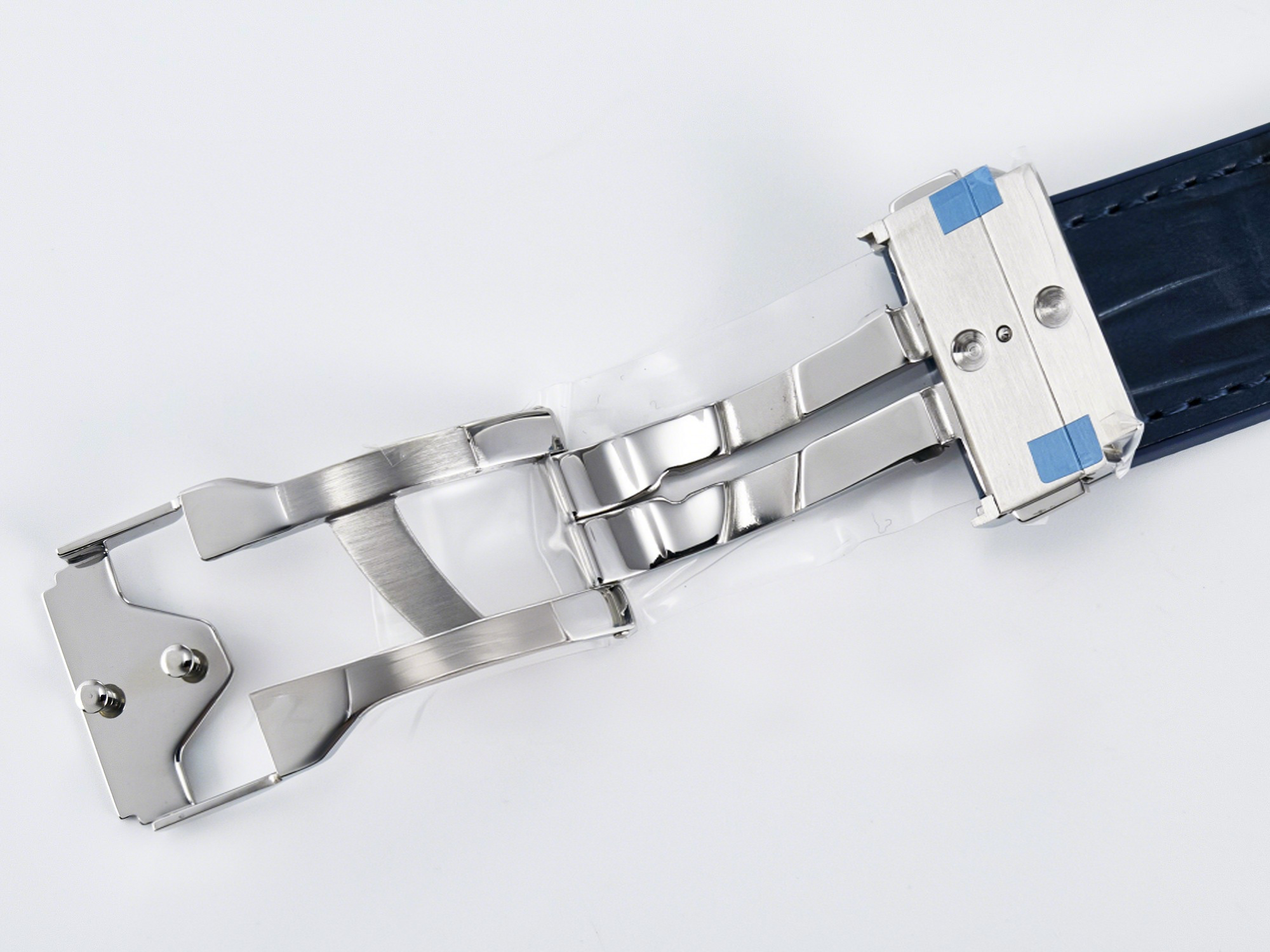 Hublot Classic Fusion Bang 42mm HBF 1:1 Best Edition Blue Dial on Blue Leather Strap A2892-fasswatch