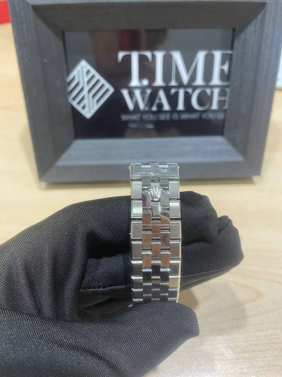 (New in 2025) Rolex M127334-0001 Land-Dweller white/blue/light blue/light white/white rose-fasswatch