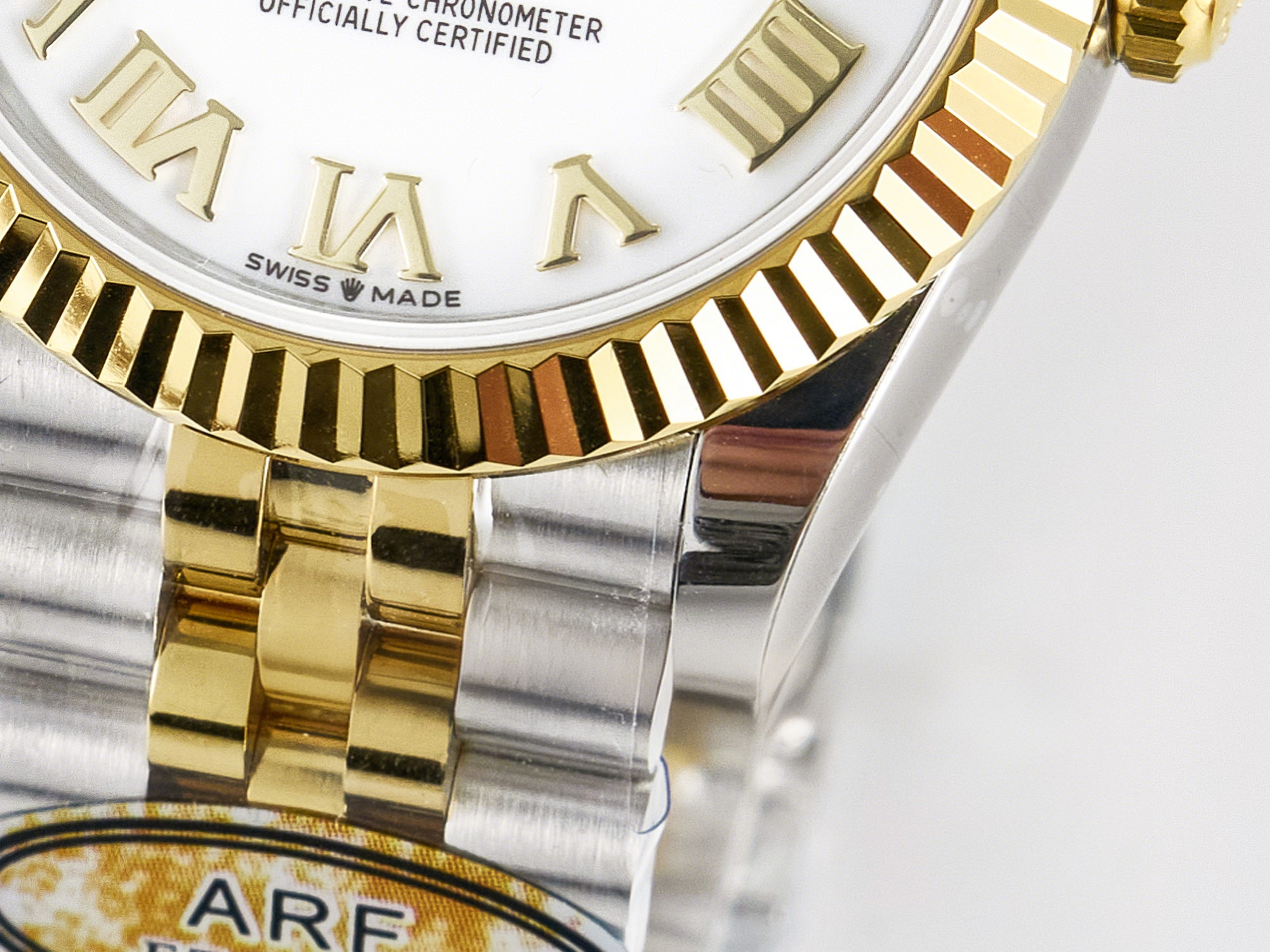 Rolex DateJust 31 278273 ARF 1:1 Best Edition 904L Steel White Roman Dial on SS/YG Jubilee Bracelet ETA 2688-fasswatch