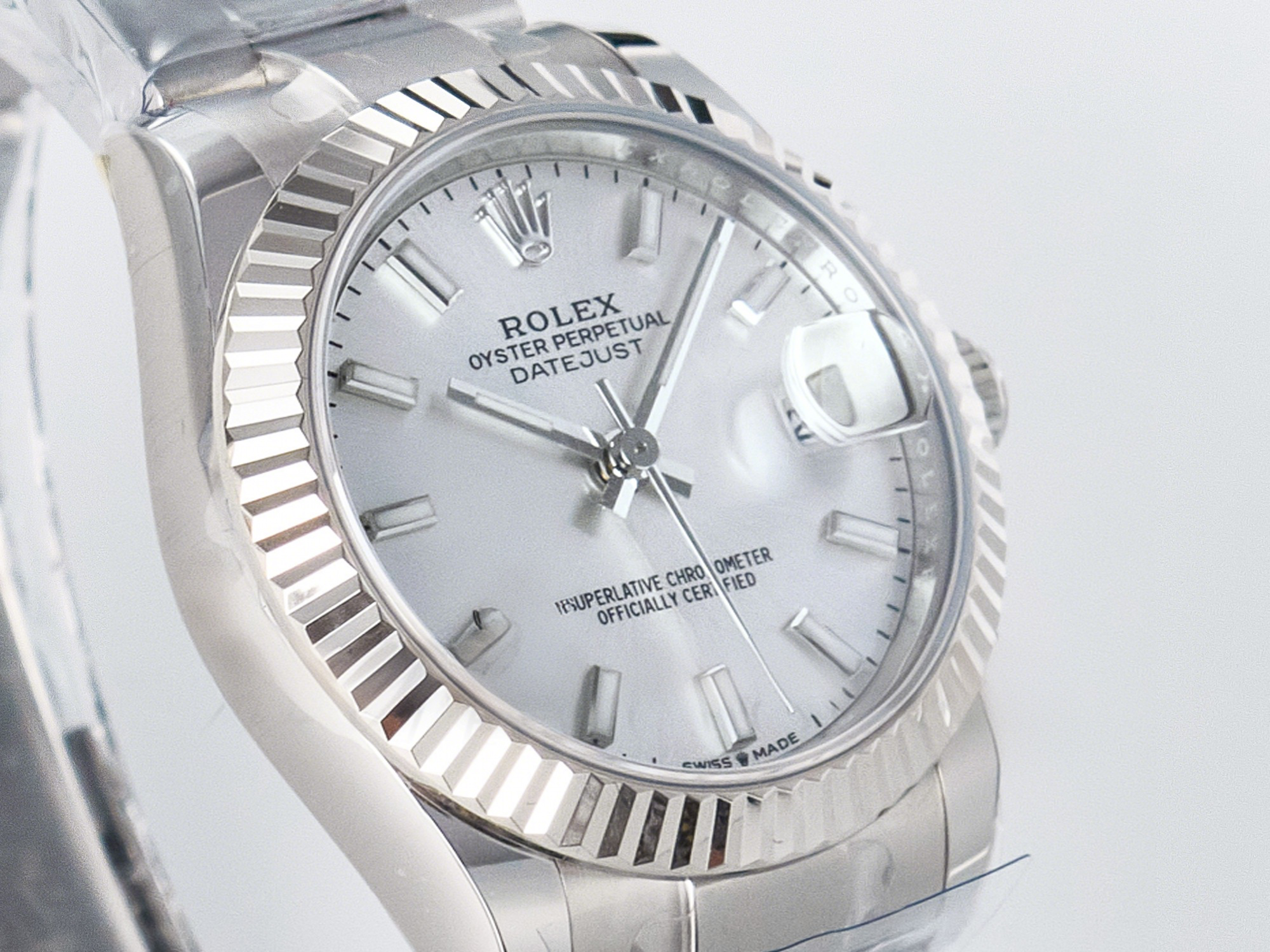 Rolex DateJust 31 278274 ARF 1:1 Best Edition 904L Steel Silver Dial Stick Marker on SS Oyster Bracelet ETA 2688-fasswatch
