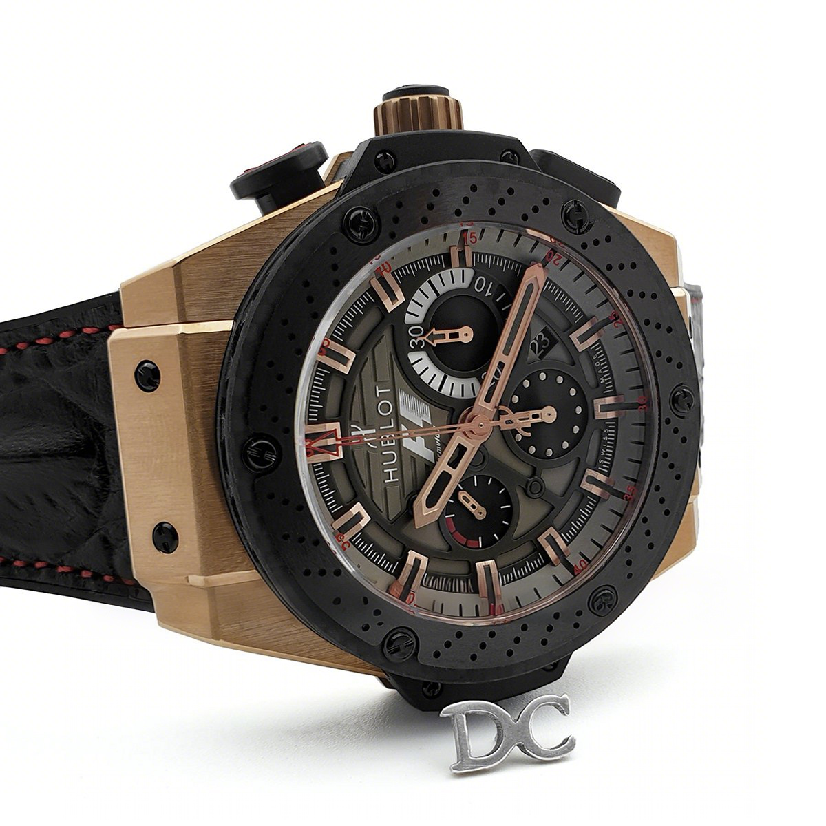 Hublot King Power F1 Grey Dial Chronograph in Rose Gold-fasswatch
