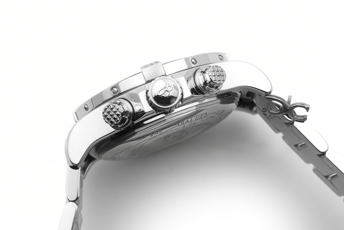 Breitling Colt Chronograph 44mm Brown Dial in Steel on Steel Bracelet-fasswatch