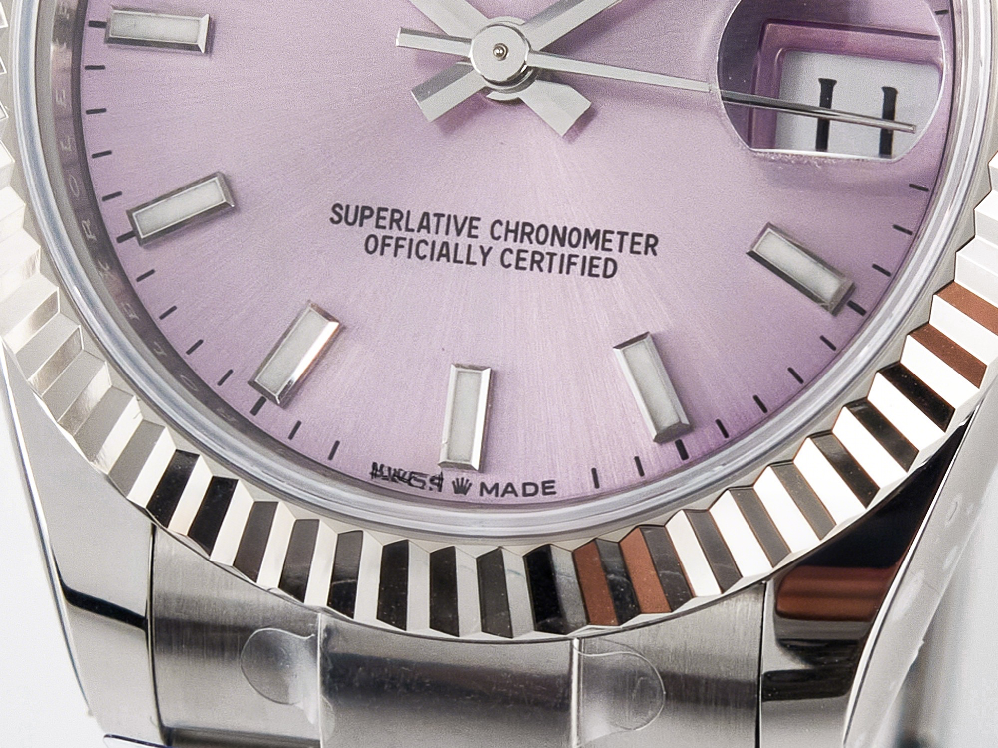 Rolex DateJust 31 278274 ARF 1:1 Best Edition 904L Steel Pink Dial Stick Marker on SS Oyster Bracelet ETA 2688-fasswatch