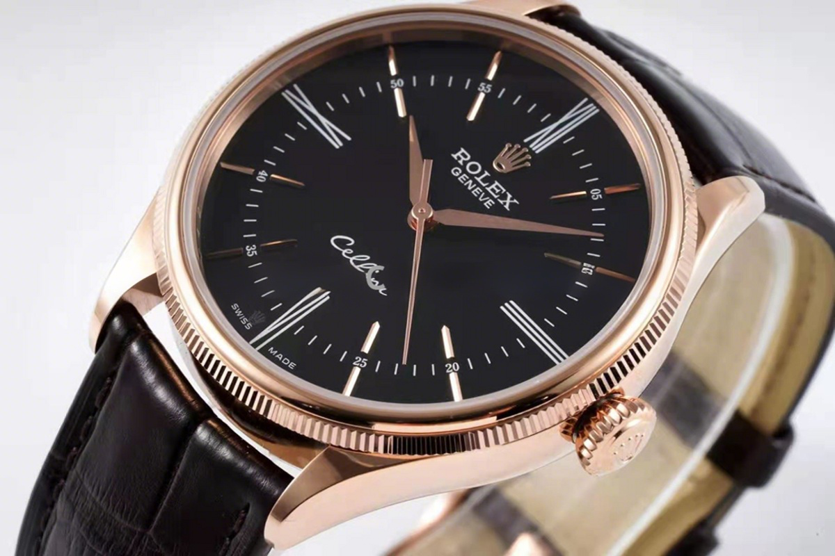 Rolex Cellini Time 50509 White Dial with Roman Marker in Rose Gold-fasswatch