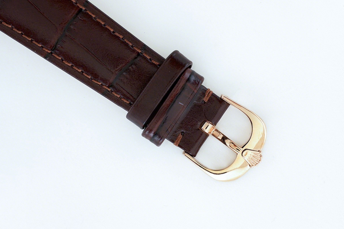 Rolex Cellini Date 50515 Black Dial in Everose Gold-fasswatch