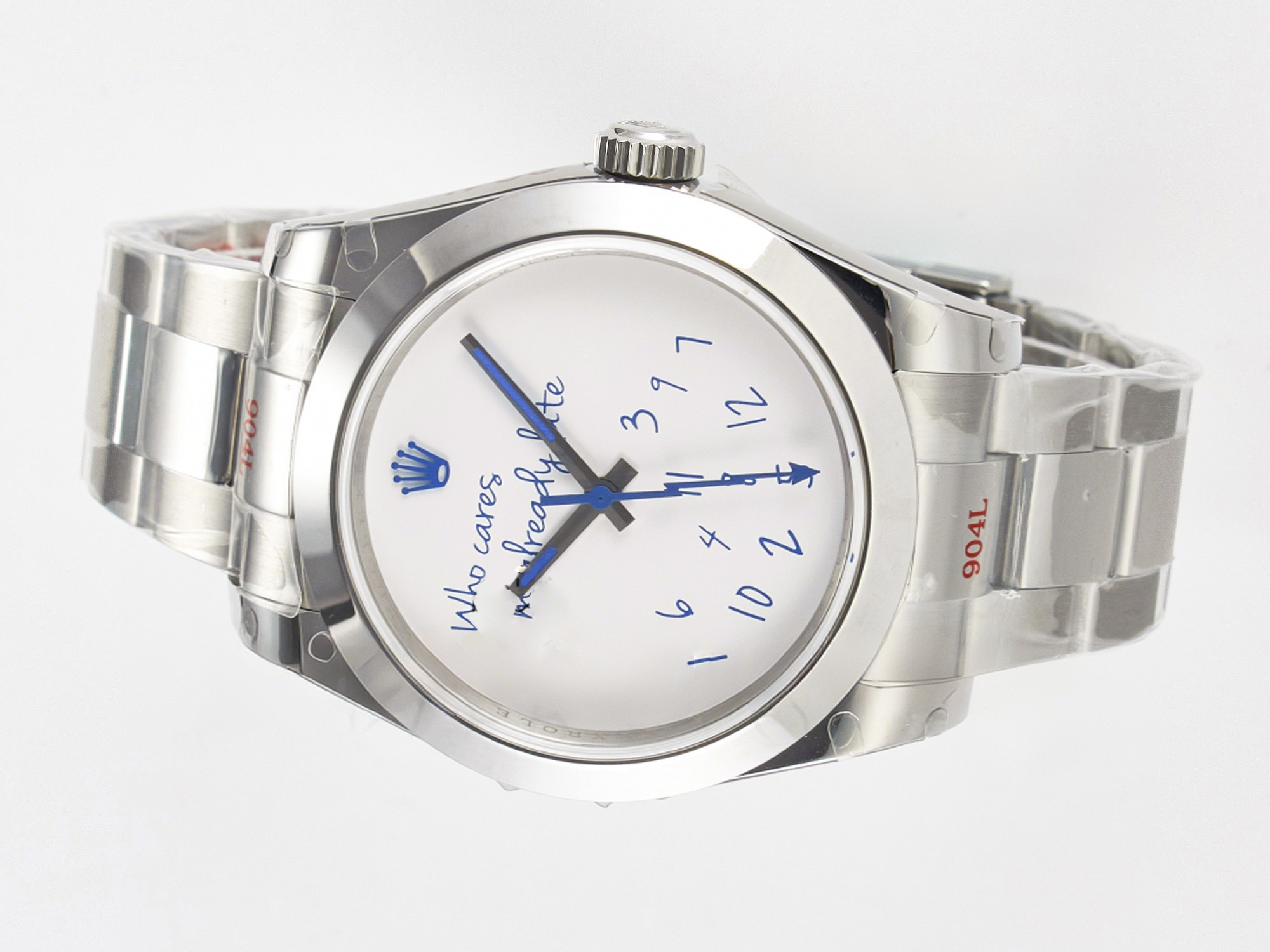 Rolex Milgauss Who Cares JDF 1:1 Best Edition 904L Steel on SS Bracelet VR3131-fasswatch