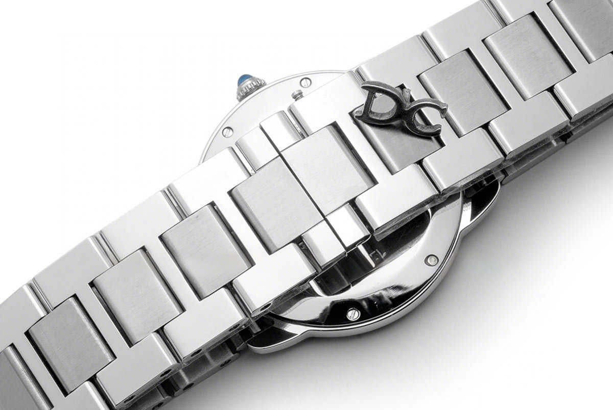 Cartier Ronde Louis Cartier Watch 36mm White Dial in Steel on Bracelet-fasswatch