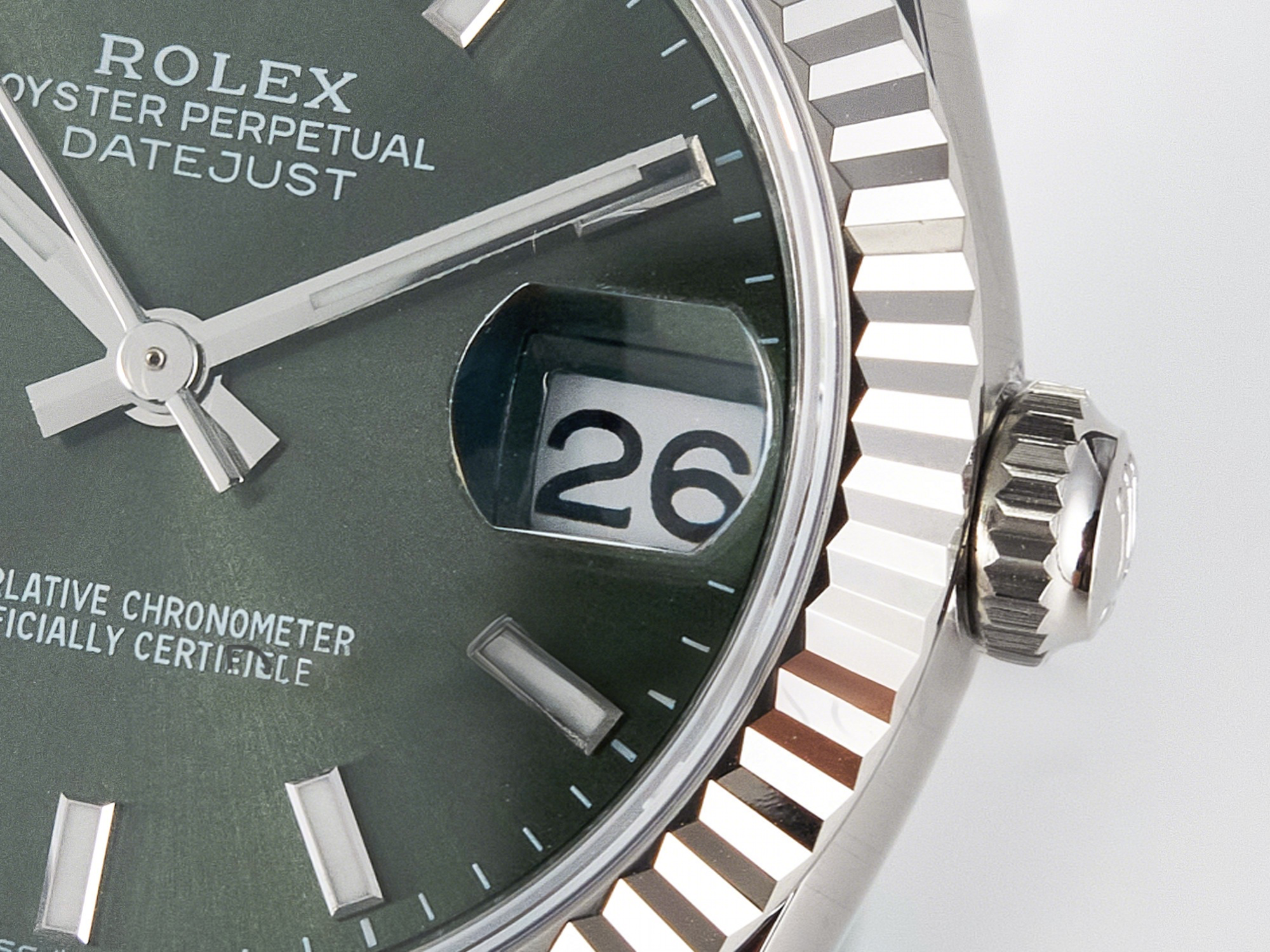 Rolex DateJust 31 278274 ARF 1:1 Best Edition 904L Steel Green Dial Stick Marker on SS Oyster Bracelet ETA 2688-fasswatch