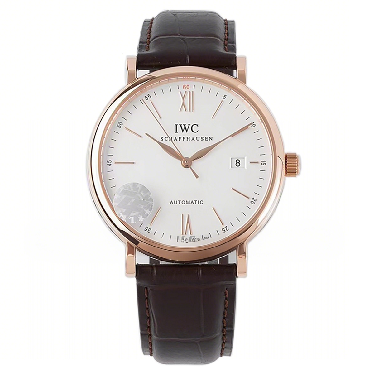 IWC Portofino Automatic IW356504 White Dial in Rose Gold-fasswatch